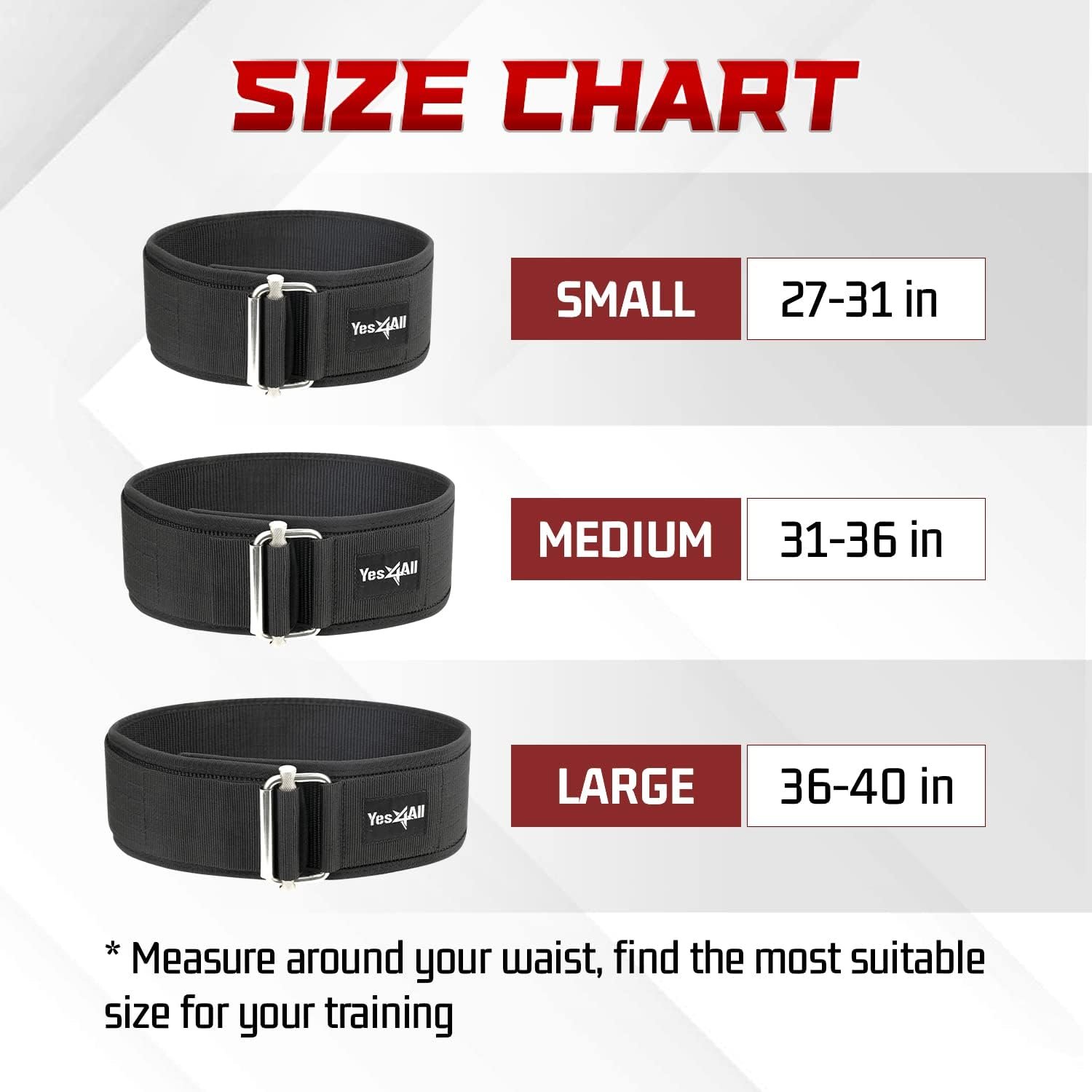 Yes4All 100% Leather Premium Weightlifting Belt/Genuine Leather/ 2in1 Dip Belt With Chain/Self-locking Belt, Robust Alloy Steel Buckle 10mm Thick For Heavy Lifting, Squats, Deadlifts, and More - Image 8