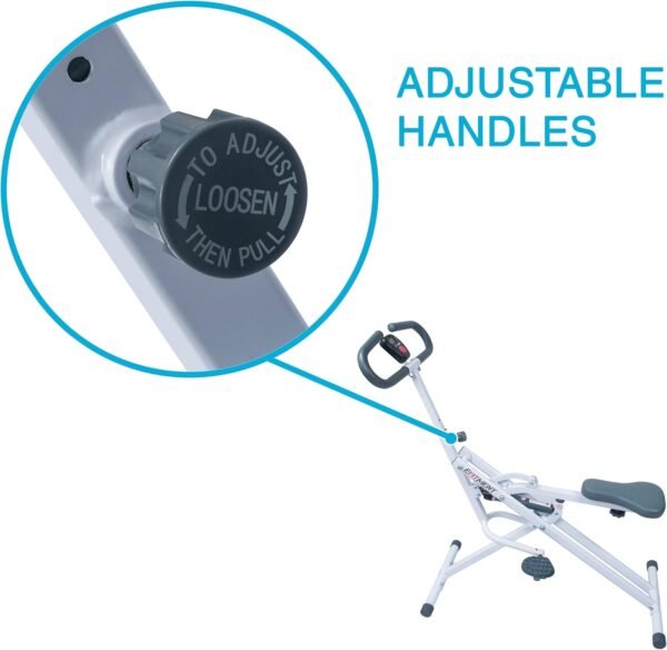 EFITMENT Rower-Ride Squat Machines for Home Exercise Trainer Total Body Abs and Glutes Butt Assist Db Method Upright Workout Rowing Machine - SA022 - Image 8