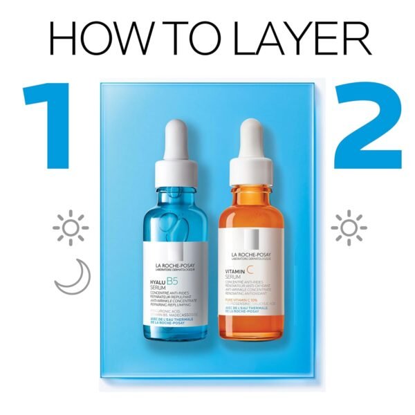 La Roche-Posay Hyalu B5 Pure Hyaluronic Acid Serum for Face, Vitamin B5 + Hyaluronic Acid + Madecassoside, Hydrating Serum Visibly Plumps Skin, Sensitive Skin Safe, Anti Aging, Oil-Free - Image 9