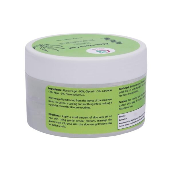 Aloe Vera Gel 12 oz | Unscented Aloe Vera For Face, Skin, Scalp & Hair | by Yogi’s Gift® - Image 4
