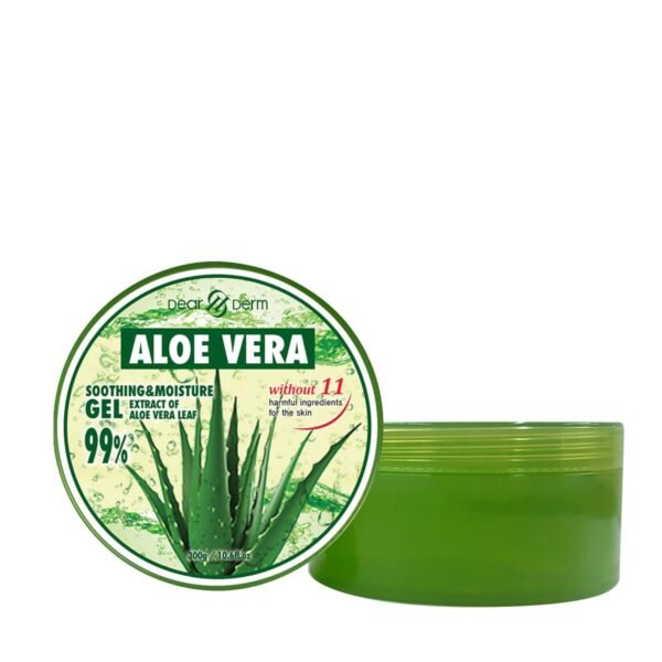 Dearderm Aloe Vera Soothing & Moisture Gel 10.6fl.oz/300g - Image 2