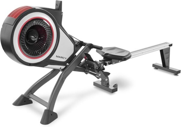 Marcy Air Resistance Rowing Machine with Transport Wheels - Image 2
