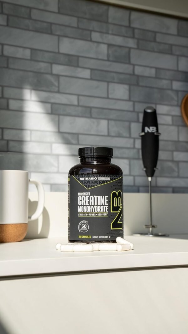NutraBio Micronized Creatine Monohydrate Capsules, Creatine Monohydrate Pills, Kosher, Creatine Supplements Supports Muscle Energy, Strength, and Growth for Men and Women, 2500mg, 150 Capsules - Image 6