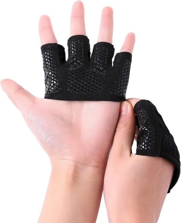Workout Gloves for Women Men, Barehand Gloves for Weight Lifting, Weight Grips for Women Gym Gloves for Women Weight Lifting - Image 2