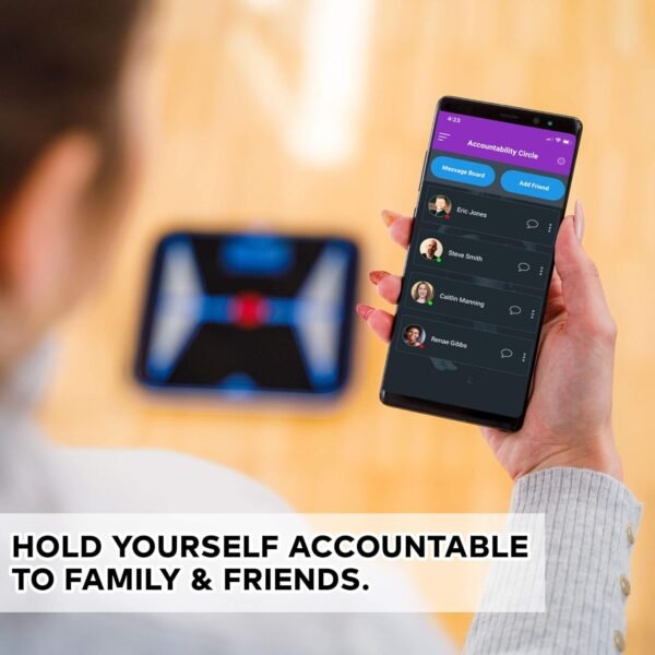 Pro, Innovative, Super Smart, Whole Body Analysis AI, Unique, WiFi Scale with Complete Weight Loss and Weight Maintenance Comprehensive, and Holistic System with Food Analysis - Image 7