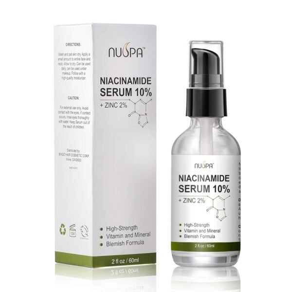 Organic Vitamin C Serum for Face Neck Eyes with Hyaluronic Acid Dark Benifits for Circles Age Spots Pore Cleanser Acne Scars Sun Damage Corrector Plump Skin Organic Anti Aging Serum (60ML) - Image 2