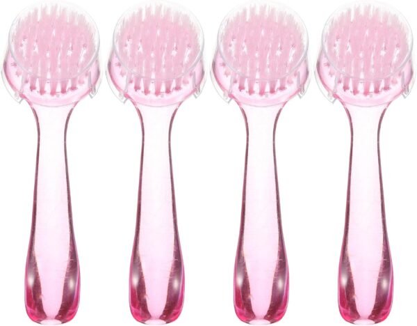 Artibetter 4PCS Face Cleaning Brush with Cap Pore Scrub Facial Exfoliator Cleaner - Image 3