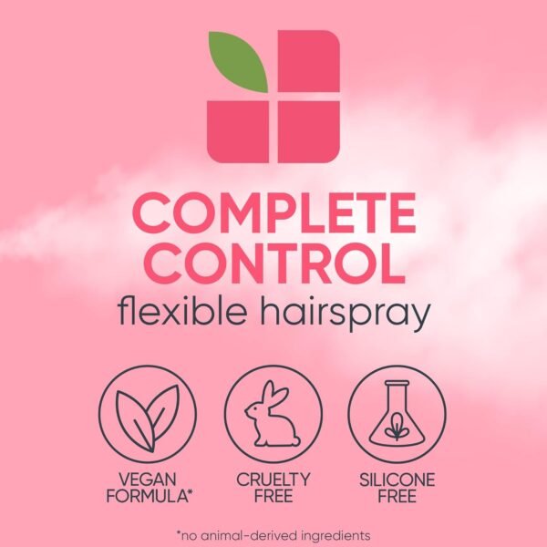 BIOLAGE Styling Complete Control Hairspray - For All Hair Types, Adjustable Control Hairspray For Volume, Texture & Hold, Paraben-Free, 10 Oz - Image 7