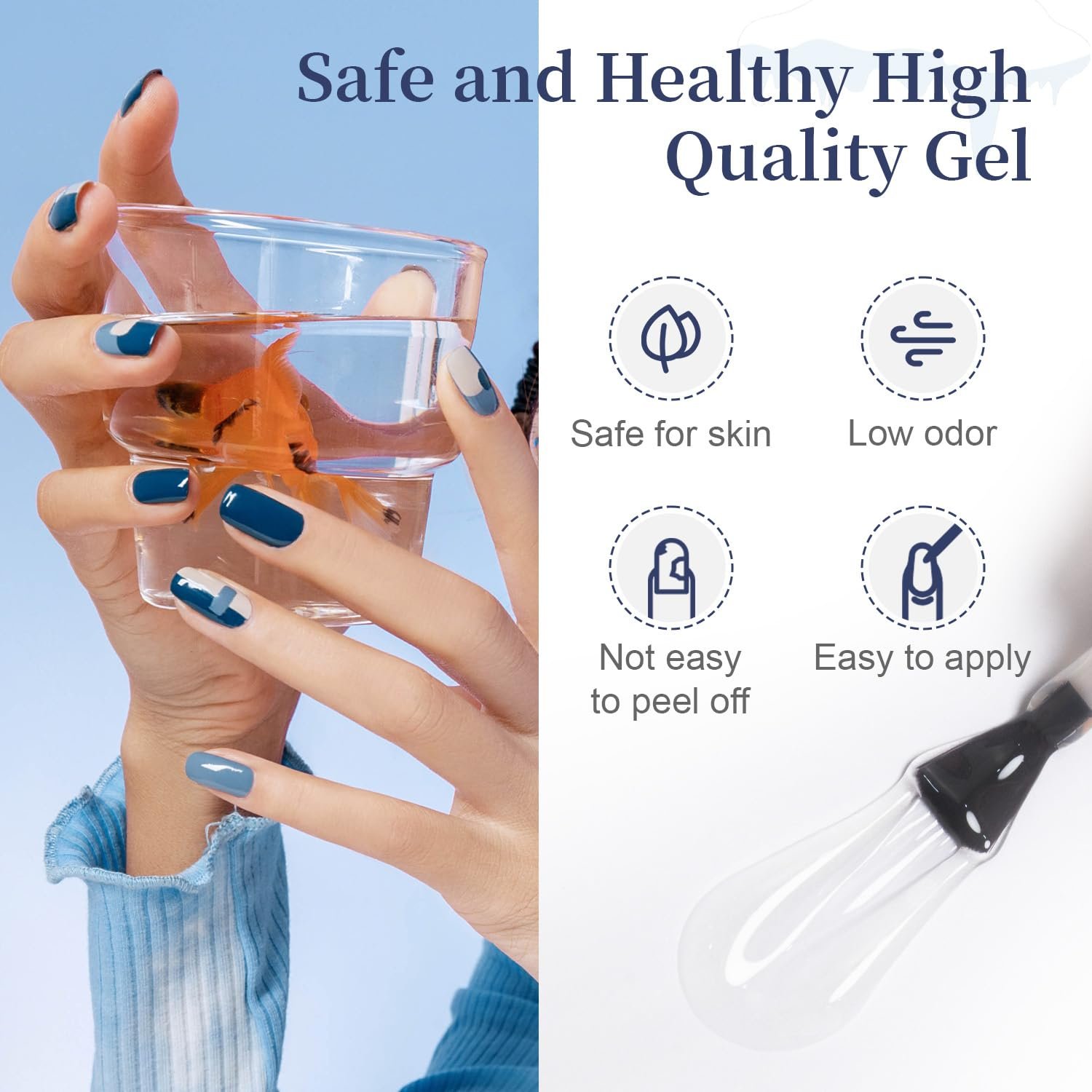 JODSONE 15ML Nail Primer Base Coat Top Coat Glossy Quick Drying Durable DIY Nail Art Design Long Lasting Gift - Image 7