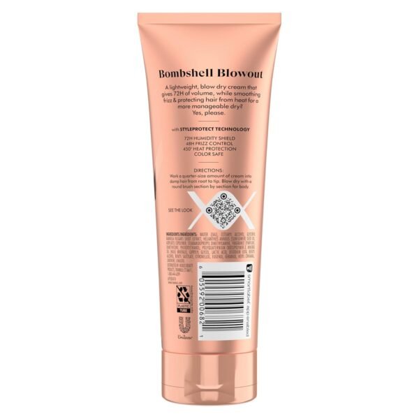 Nexxus Smooth & Full Blow Dry Balm Weightless Style Frizz Control, Volume & Heat Protect Styling Cream for Smooth & Full Hair 6 oz - Image 3