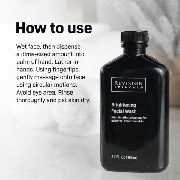 Revision Skincare Brightening Facial Wash, Exfoliating Face Cleanser with Vitamin C and Vitamin E - Image 5