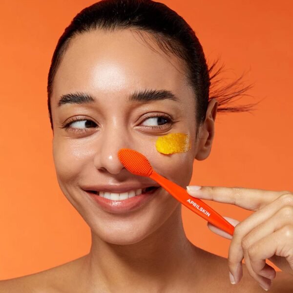 APRILSKIN Pore Cleansing Facial Silicone Brush | for Blackheads Removal & Face Scrubber | Gentle Exfoliation | Deep Pore Cleaning Massager | Pairs with Aprilskin's Carrotene Cleansing Balm - Image 7
