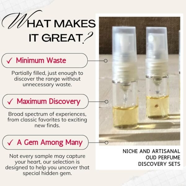 Ultimate Feminine 33-Piece Rotating Arabian Fragrance Discovery Sampler Set (Seasonal Rotation) - Premium Perfume for Women with Oud Scent Samples for Current Season - Image 6