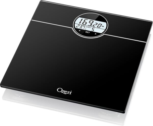 Ozeri WeightMaster 440 lbs Body Weight Scale with BMI, BMR and 50 gram Weight Change Detection - Image 4