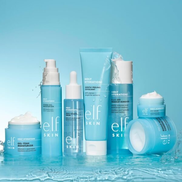 e.l.f. Holy Hydration! Hydro-Gel Moisturizer, Hydrates & Moisturizes Skin for a Plumped Up Complexion, Lightweight & Quick-Absorbing, White, 1.76 Oz - Image 5
