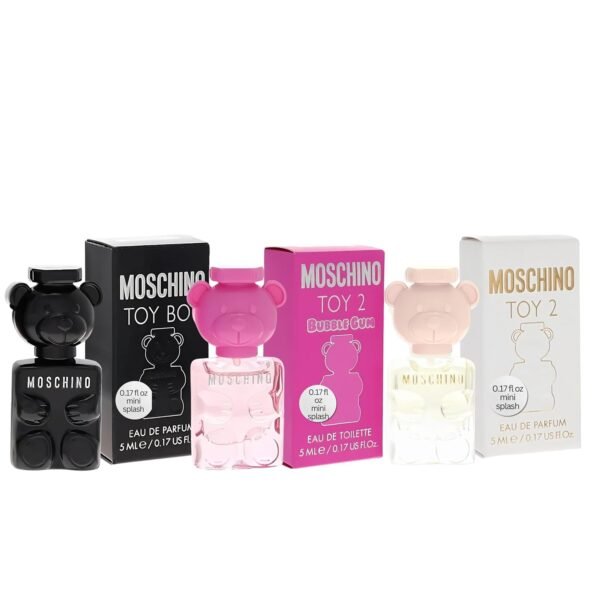 MOSCHINO Perfume for Women Variety Mini Splash Giftset - Bubble Gum ,Toy 2 ,Toy Boy - Image 2
