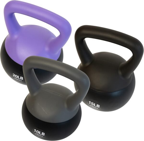 bintiva Soft Kettlebells - Sea and Iron Sand Filled Weights for Women and Men - Color Coded Kettle Bell Sets - Image 2
