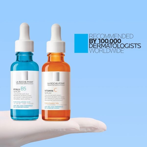 La Roche-Posay Hyalu B5 Pure Hyaluronic Acid Serum for Face, Vitamin B5 + Hyaluronic Acid + Madecassoside, Hydrating Serum Visibly Plumps Skin, Sensitive Skin Safe, Anti Aging, Oil-Free - Image 10