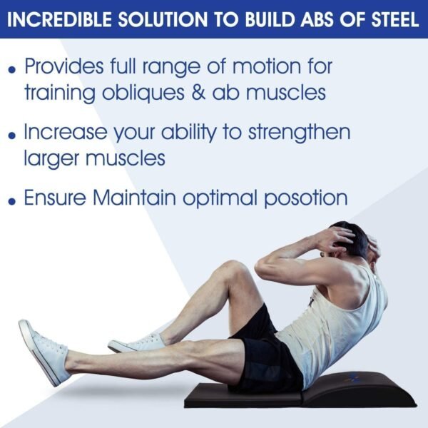 Yes4All Ab Mat Tailbone & No Tailbone, Foldable Abdominal Exercise Sit Up Support Pad for Core Training and Lower Back - Image 6