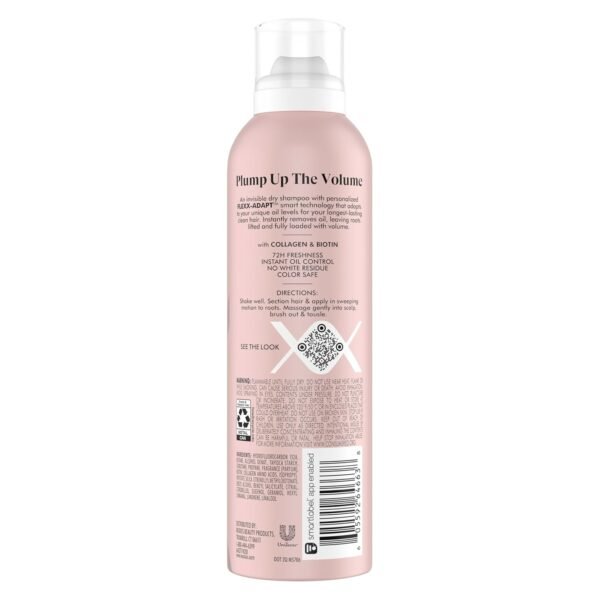 Nexxus Volume Refresh Dry Shampoo For Oil Control + Root-Lifting 72 Hour Freshness with FLEXX-ADAPT Technology 5 oz - Image 3