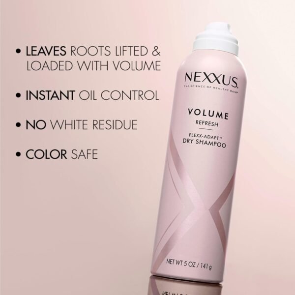 Nexxus Volume Refresh Dry Shampoo For Oil Control + Root-Lifting 72 Hour Freshness with FLEXX-ADAPT Technology 5 oz - Image 7