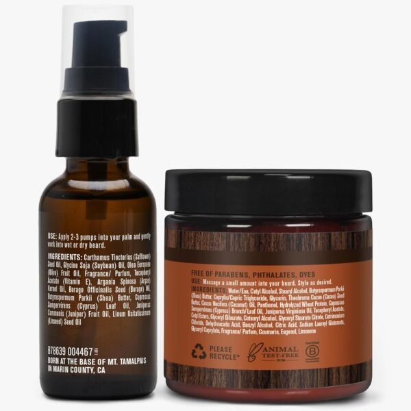 Every Man Jack Beard Oil & Beard Butter Bundle - Aged Bourbon Fragrance - Rejuvenates, Hydrates & Styles Dry Beards - Naturally Derived with Cocoa Butter and Shea Butter - Image 10
