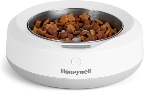 Honeywell Smart Pet Bowl with Built-in Food Scale and Removable Slow Feeder Insert, App-Based, WiFi Enabled, 2-Cup Capacity, USB Rechargeable, Ideal for Monitoring Pet's Eating Habits - Image 2