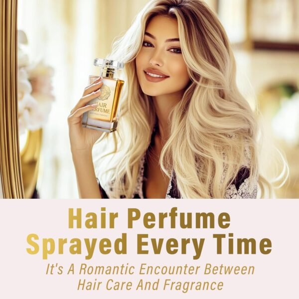 Hair Perfume, Hair Oil and Perfume 2 in 1 Hair Perfume for Women, Hair Care Perfume with Non-Irritating Ingredients and Long-Lasting Fragrance for Dry Damaged Hair - Image 4