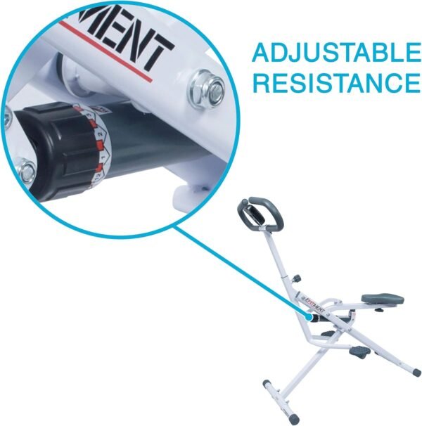 EFITMENT Rower-Ride Squat Machines for Home Exercise Trainer Total Body Abs and Glutes Butt Assist Db Method Upright Workout Rowing Machine - SA022 - Image 7