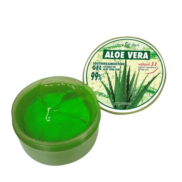 Dearderm Aloe Vera Soothing & Moisture Gel 10.6fl.oz/300g - Image 3