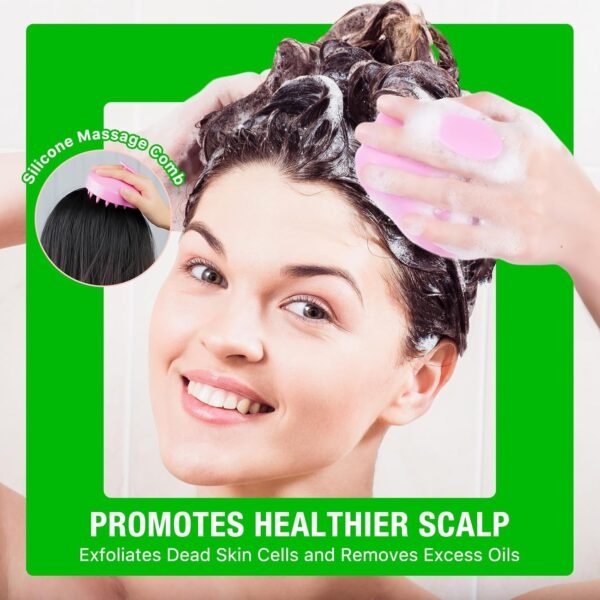 Batana Oil for Hair Growth and Nourishment - Scalp Massager Included, Honduras Pure & Natural Oil for Split Ends Elimination, Enhanced Hair and Skin Radiance, All Hair Types, 2.02 fl oz - Image 9