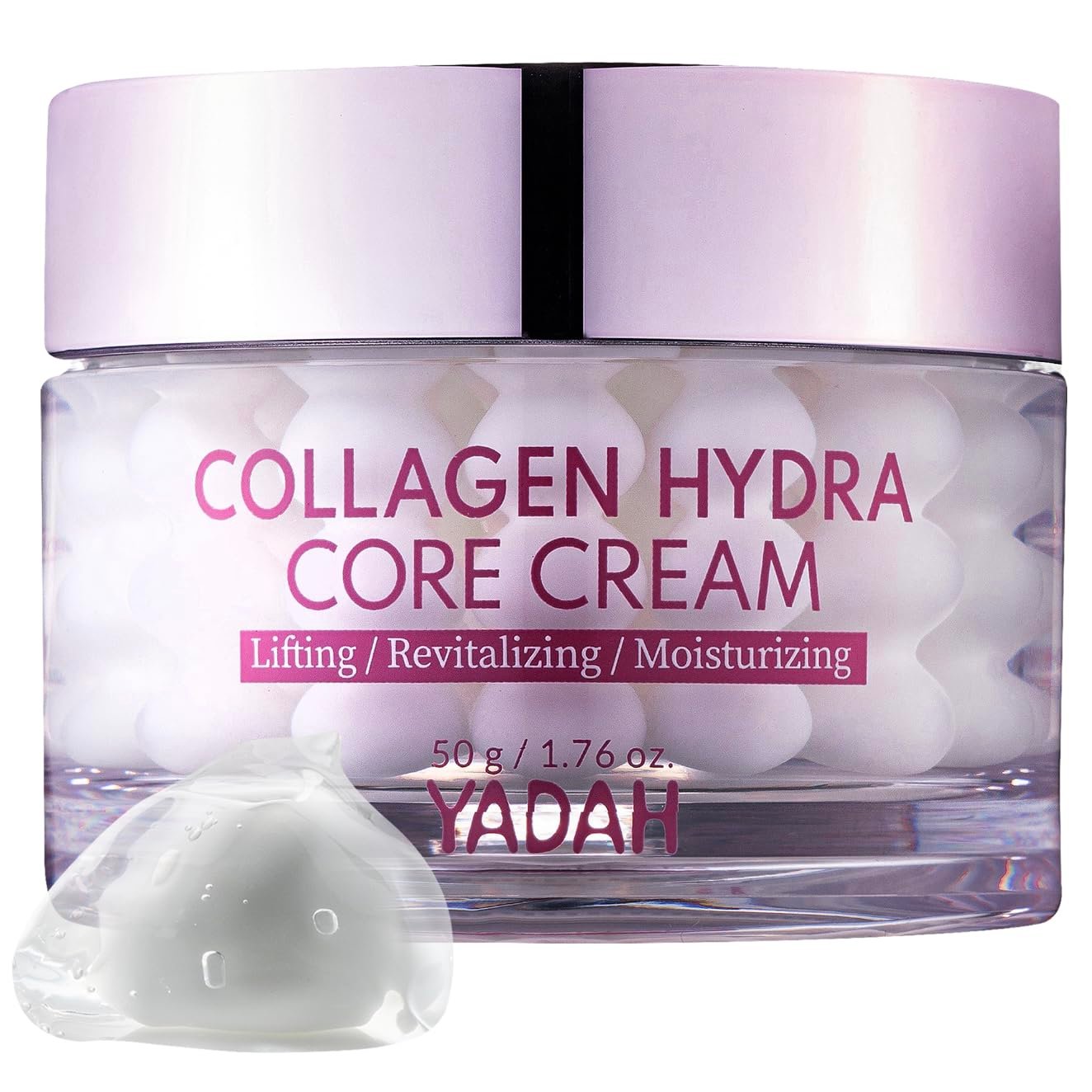 YADAH Collagen Hydra Core Cream (50g) - Hydration, wrinkle care, Firming care. Low Molecular collagen, Hyaluronic acid. - Image 2