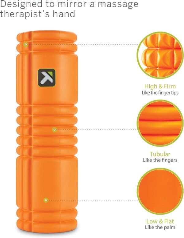 TRIGGERPOINT PERFORMANCE THERAPY GRID VIBE PLUS Four-Speed Vibrating Foam Roller - Image 4