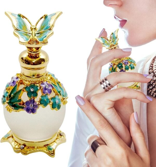 Perfume For Women, Muslim Perfume Halal Dubai Essential Oil Luxury Fragrance Long Lasting Vintage Exquisite Religious Supply - The Luxurious Scent (Green) - Image 3