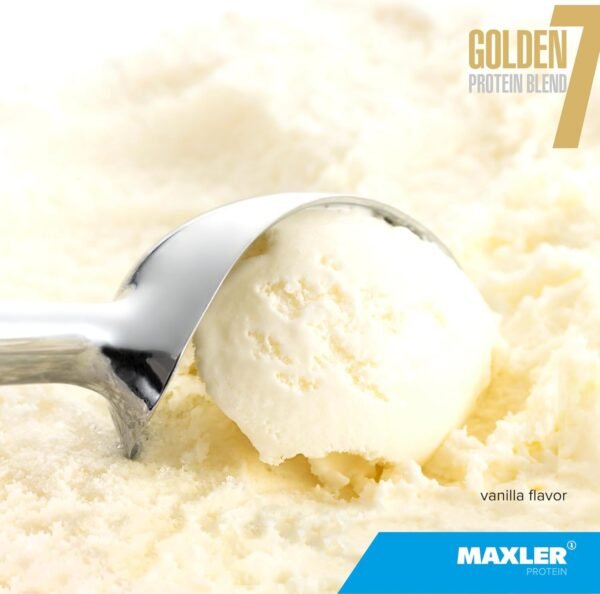 Maxler Golden 7 Protein Blend - Protein Powder for Muscle Gain & Recovery - Vanilla Protein Powder 2 lb - Image 3