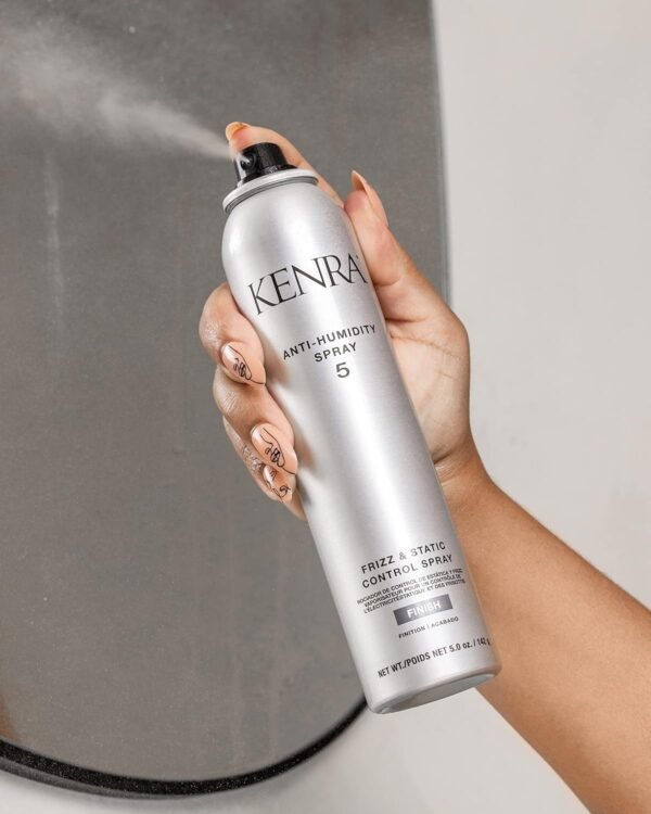 Kenra Anti-Humidity Spray 5 | Frizz & Static Control Spray |72-Hour Humidity Resistance & Protection | Lightweight, Low Hold Formula | Thermal Protection | 5oz - Image 6