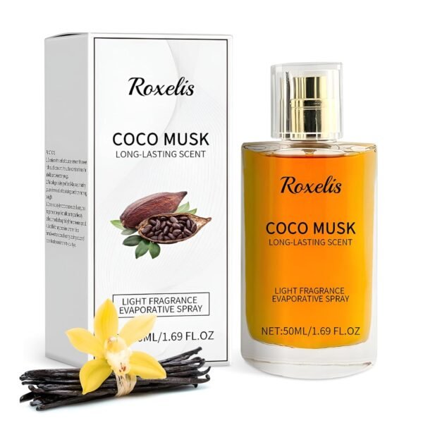 Coco Musk Perfume for Women and Men - Coco Musk Eau De Spray Perfume, Long-Lasting Scent Chocolate Musk Perfume, Cocoa Musk Perfume Cologne Fragrance Enhance Attraction & Confidence (50 ml/1.65 fl oz) - Image 2