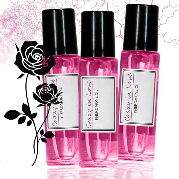 Crazy in Love Roll On Oil, Crazy in Love Pheromone Oil,2PCS Pheromone Perfume For Women,Long-Lasting Portable Roll On Perfume (3PCS) - Image 2