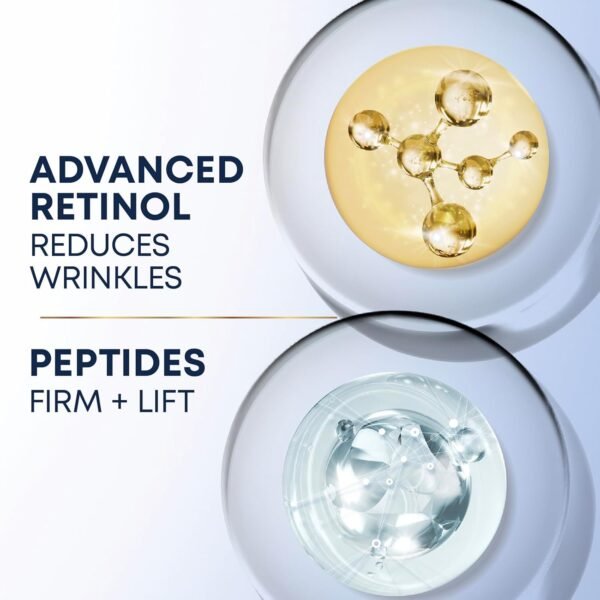 RoC Derm Correxion Dual Eye Cream with Advanced Retinol + Peptides for Puffy Eyes and Dark Circles, (.68 oz) with Retinol Eye Cream Packette - Image 5