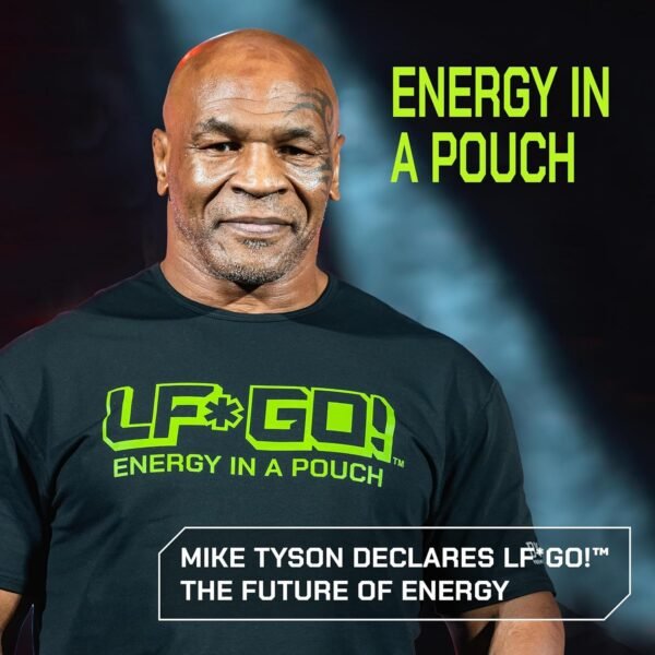 LF*GO! Energy Pouches | Caffeine Pouches | 6 Essential Vitamins and Minerals | Strawberry Kiwi | 200 mg Natural Caffeine | 0 Calories | 0 Sugar | 15 Pouches Per Can | 1 Can - Image 3