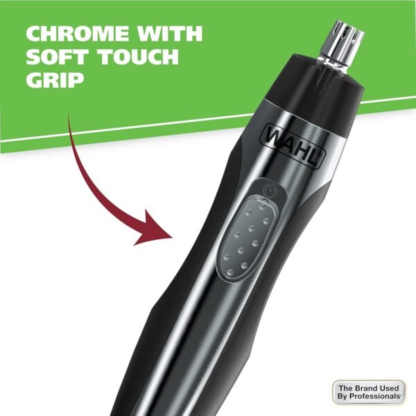 Wahl Lighted Battery Nose Hair Trimmer for Men & Women. Painless, Easy to See Nose, Ear, and Eyebrow Trimming with Built in Light, Battery Included. – Model 3023283 - Image 9