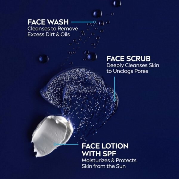 NIVEA MEN Maximum Hydration Deep Cleaning Face Scrub With Aloe Vera, 3 Pack of 4.4 Oz Tubes - Image 10