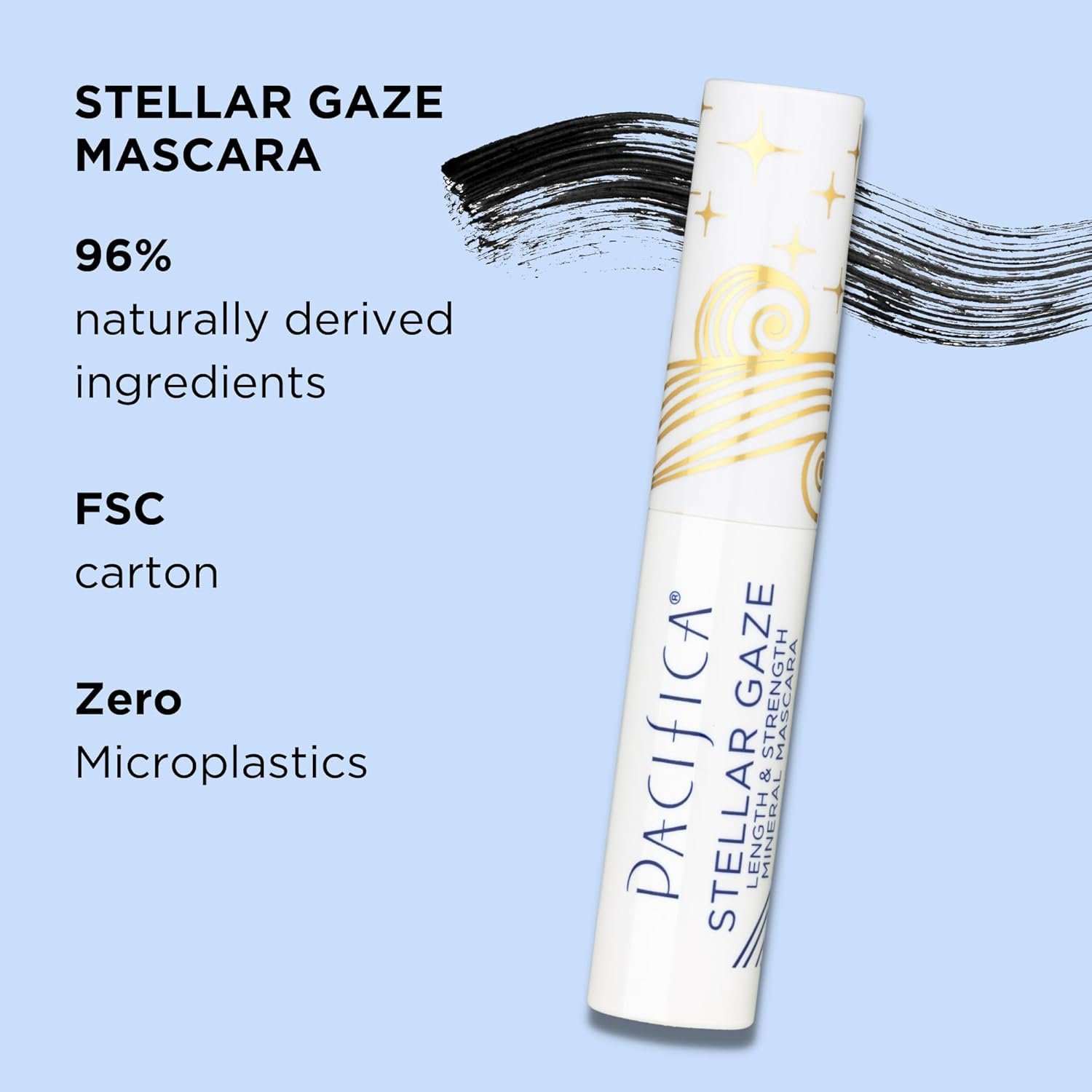 Pacifica Stellar Gaze Length & Strength Mineral Mascara (Supernova) - Image 6