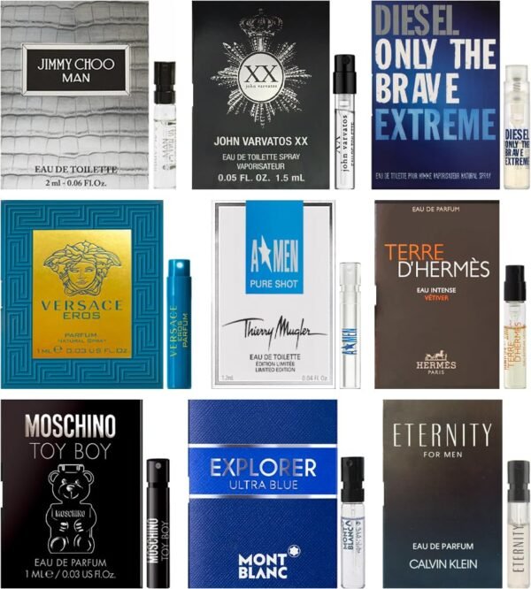 Men's Designer Fragrance Sampler (9 vials) - Image 2