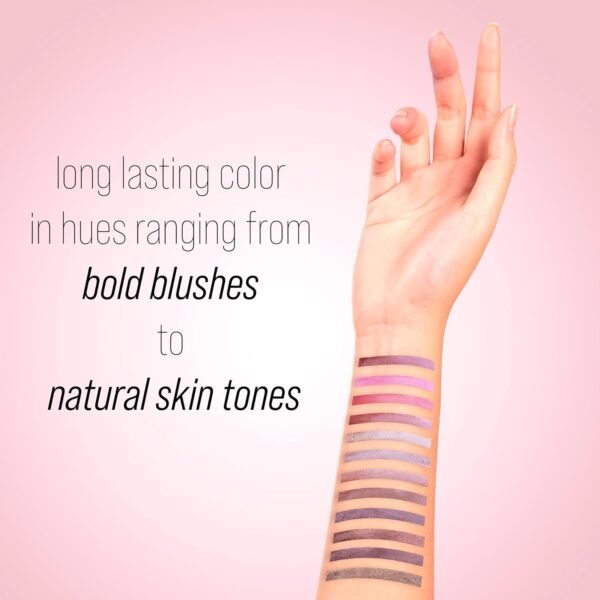 Women's Cosmetics Natural Beauty Blush & Eyeshadow Palette - 12 Shades, Shimmer & Matte Finishes - Image 7