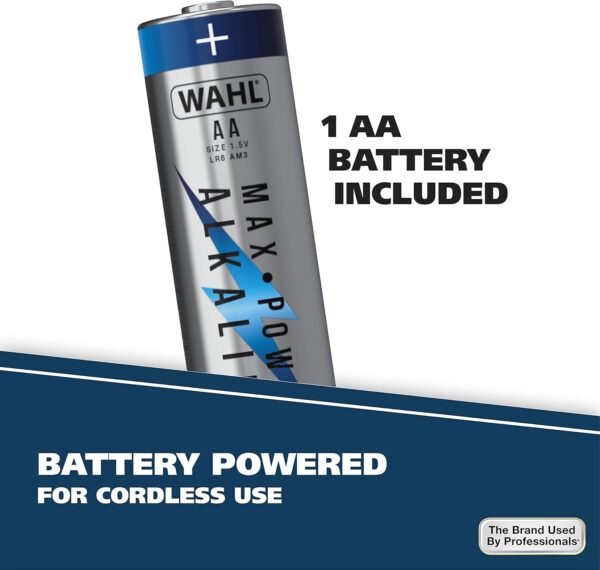 Wahl Lighted Battery Nose Hair Trimmer for Men & Women. Painless, Easy to See Nose, Ear, and Eyebrow Trimming with Built in Light, Battery Included. – Model 3023283 - Image 8