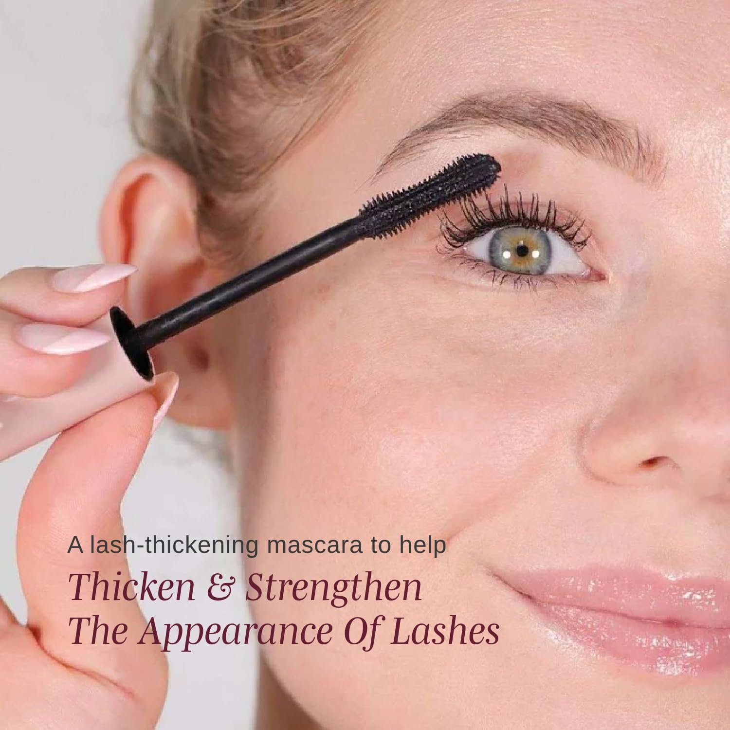 Wander Beauty Upgraded Lashes Thickening Mascara - Lengthening & Thickening Mascara Treatment For Fuller Lashes- Black Mascara With Provitamin B5 & Castor Oil Conditions & Promotes Growth - 0.31 fl oz - Image 4