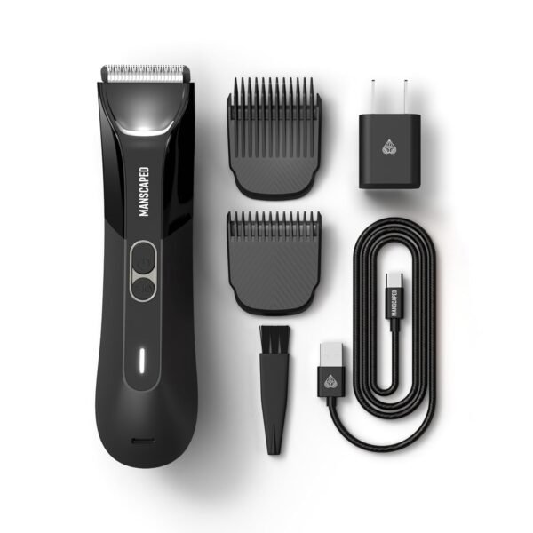 MANSCAPED® The Lawn Mower® 4.0 PRO - Groin & Body Hair Trimmer, Updated SkinSafe™ Trimmer Blade, Waterproof Wet/Dry Groomer, USB-C & Wireless Charging Compatible, Men’s Ball Shaver with Travel Lock - Image 9