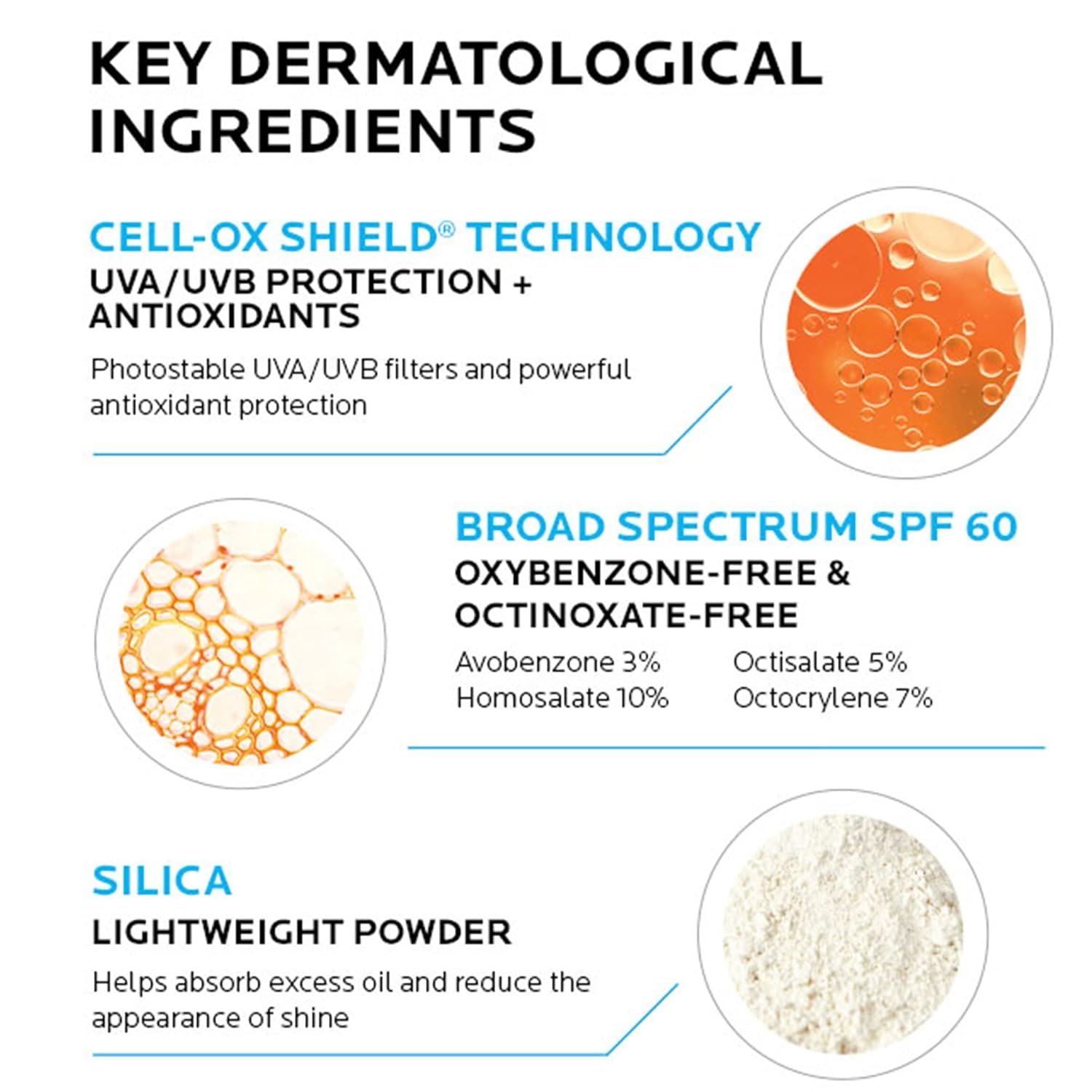 La Roche-Posay Anthelios Light Fluid Facial Sunscreen SPF 60, Lightweight Sunscreen For Face, Fluid Texture, Broad Spectrum SPF + Antioxidants, Oil Free & Oxybenzone Free, Travel Size 1.7 Fl. Oz. - Image 6