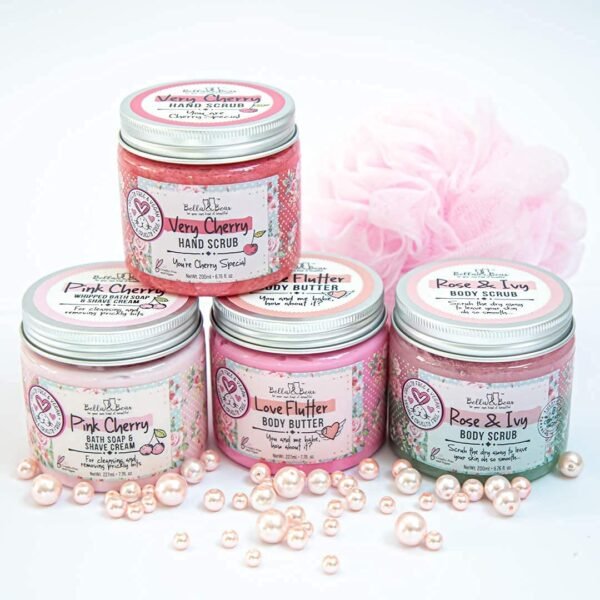 Bella & Bear Very Cherry Hand Scrub, No Harmful Chemicals, Cruelty-Free, Vegan-Friendly Exfoliating, 6.7oz - Image 5